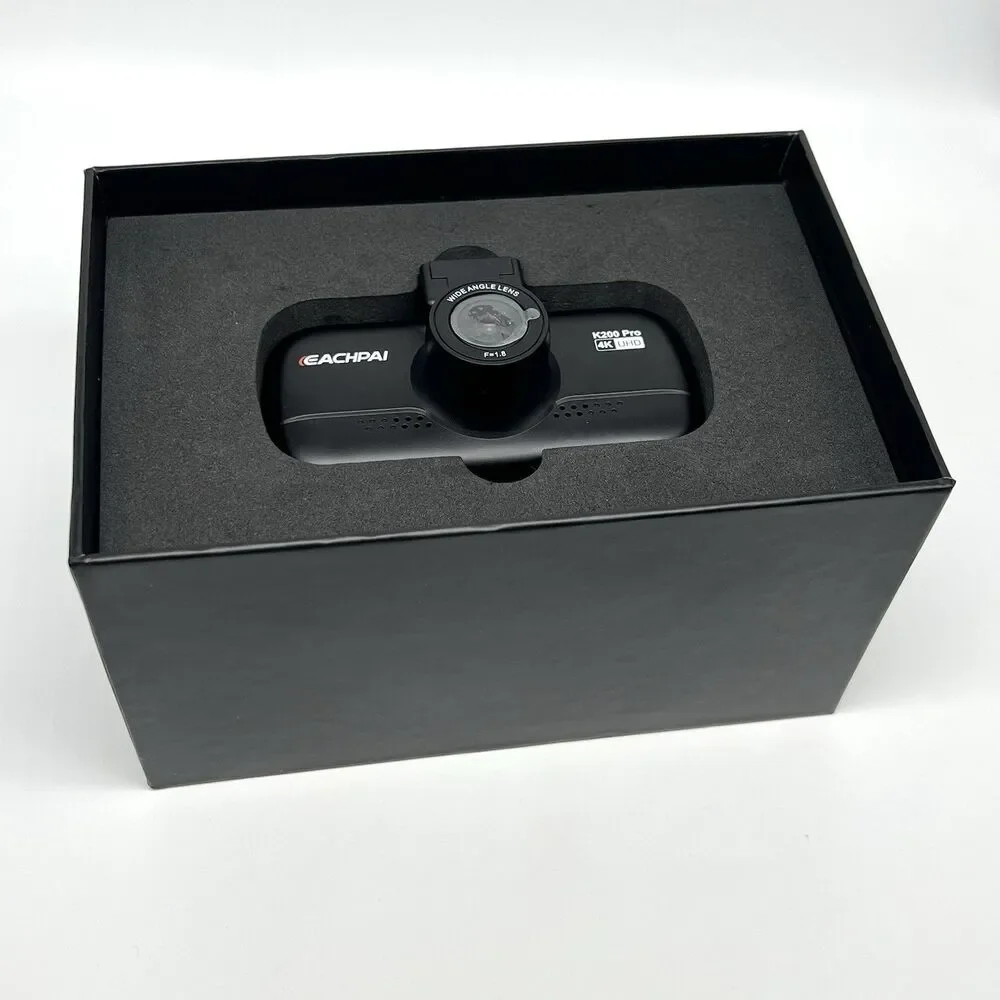 4K Dash Cam Dual Front & Back Camera UHD WiFi Night Vision GPS EACHPAI K200 Pro